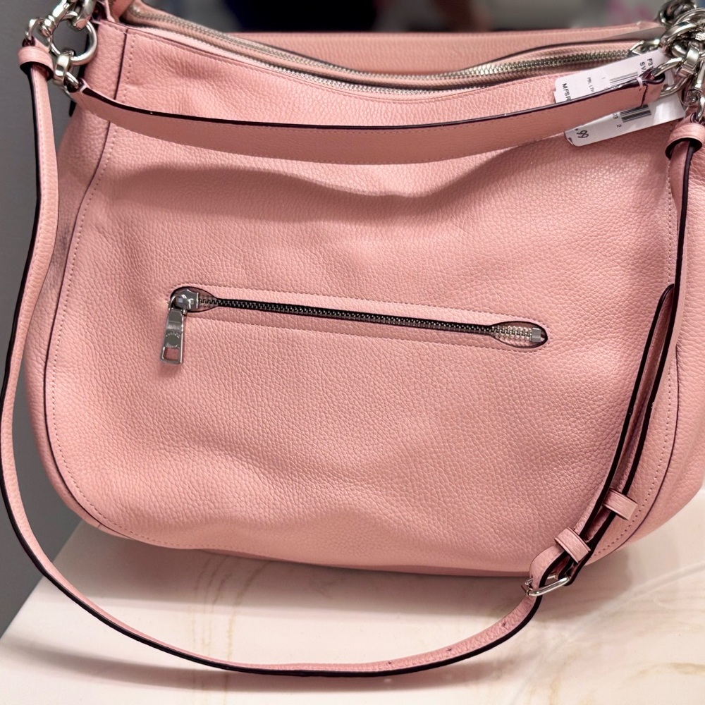 Coach Elle Hobo Bag in Petal Pink Pebble Leather - NWT - Picture 5 of 16